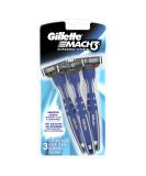 Gillette Mach3 Men's Disposable Razor 3 Count - White (Pack of 1) - Buy Online on SooperMarket.com