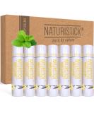 7-Pack Vanilla Lip Balm Gift Set by Naturistick - 100% Natural Beeswax Chapstick for Dry Lips, Made in USA - Buy Online on SooperMarket.com