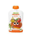 Cheeky friends Bio Quetschie apple pear carrot & pumpkin fruit muse in a squeeze bag for babies from the 6th month gluten-free & vegan 6x 100g) apple pear carrot & pumpkin 100 g (6 Pack) - Buy Online on SooperMarket.com