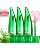 3pcs Aloe Vera Lip Gloss Set - Long Lasting, Nutritious, Moisturizing Lip Balm for Lip Treatment and Dry Lips - Color Changing Lipstick Tinted Lip Balm - Buy Online on SooperMarket.com