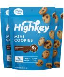 Highkey Keto Chocolate Chip Cookies - 3 Pack - Low Carb Snacks Keto Food Sugar Free High Protein Cookie with Zero Carbs for Healthy Snack Foods Diabetic Friendly Ketogenic Products - Buy Online on SooperMarket.com