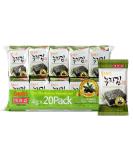 Daechun(Choi's1) Seaweed Snacks, (Pack of 20), Original, Sea Salt, Green Tea Powder, Vegan, Keto, Gluten Free, Product of Korea - Buy Online on SooperMarket.com