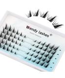 Mix Length Cluster Lashes 0.07mm D Curl | Soft & Wispy DIY Lash Extensions | HuXi Lashes-ZW28C - Buy Online on SooperMarket.com
