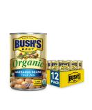BUSH'S BEST Organic Garbanzo Beans Canned Beans Organic Chick Peas USDA Certified Organic Source of Plant Based Protein and Fiber Low Fat Gluten Free (12) 15 Ounce (Pack of 12) - Buy Online on SooperMarket.com