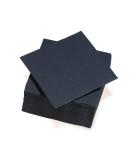 Le Nappage - paper napkins Tex Touch - Black - FSC -certified napkins - recyclable and biodegradable - set with 40 black napkins in large format 38 x 38 cm black medium - Buy Online on SooperMarket.com