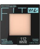 MAYBELLINE Fit Me Matte + Poreless Powder - Natural Ivory 112 cream 8.5 g (Pack of 1) - Buy Online on SooperMarket.com