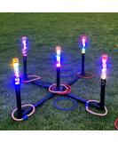 OUTTOY Outdoor Yard Games for Adult and Family, Led Ring Toss Games for Kids, Glow in The Dark Games for Lawn, Backyard, Camping, Beach - Buy Online on SooperMarket.com