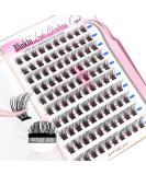 BEPHOLAN Self-Adhesive Lash Clusters Kit - 100pcs D Curl Eyelashes (10-16MM) with Tweezers - No Glue Needed for Easy Application - Buy Online on SooperMarket.com