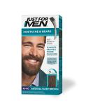 Just for Men Mustache & Beard Brush-In Color Gel Medium-Dark Brown M-40 2 x 0.5 oz (14 g) - Buy Online on SooperMarket.com