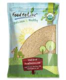 Organic Unhulled Sesame Seeds 8 Pounds - Non-GMO, Kosher, Vegan, Bulk - Rich in Fiber, Protein, and Iron - Great for Baking - Buy Online on SooperMarket.com