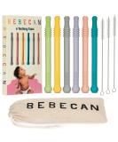 BEBECAN Teething Sticks for Babies - Infant Teething Relief for Teething Baby in 6 Vibrant Colors, Super Soft Silicone Baby Teethers, Teething Toys for Babies 0-6 Months - Buy Online on SooperMarket.com