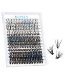 D-Mix 20D+40D+50D Cluster Lashes D Curl 10-18mm - 300 Pcs Individual Eyelash Clusters for DIY Lash Extension - Natural Volume Look - Easy to Apply at Home - Buy Online on SooperMarket.com