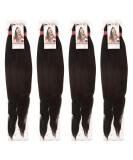 NEW 60 INCH PRE-PULLED XPRESSION Colour 2 (Dark Chocolate Brown) LAGOS BRAID PRE-PULLED PRE-STRECHED Hair Extension 60 2 In A Pack (Colour 2 Dark Chocolate Brown) Heat Resistant Tangle Free Dark Chocolate Brown 1 - Buy Online on SooperMarket.com