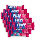 Fatt Keto Nut Bars - Raspberry & Almond 15-Pack - 2g Carbs - 100% Natural Low-Carb Keto Snacks with Super Fats - High Fibre Low Sugar Sweetener Free & Vegan - Aka Fattbar Raspberry & Almond 15 count (Pack of 1) - Buy Online on SooperMarket.com