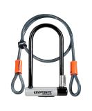 Kryptonite Kryptolok Standard 12.7mm U-Lock Bicycle Lock with FlexFrame-U Bracket & KryptoFlex 410 10mm Looped Bike Security Cable - Buy Online on SooperMarket.com