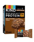 KIND Breakfast, Healthy Snack Bar, Dark Chocolate Cocoa, Gluten Free Breakfast Bars, 8g Protein, 1.76 OZ Packs (30 Count) - Buy Online on SooperMarket.com