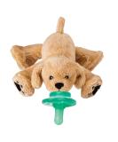 Nookums Retriever Paci-Plushies - Detachable Pacifier Holder for All Ages - Rufus the Retriever Plush Toy - Buy Online on SooperMarket.com