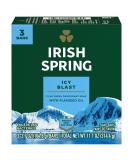 Irish Spring Bath Bar, Icy Blast 3.75 Oz, 3 x 3.75 oz bars - Buy Online on SooperMarket.com