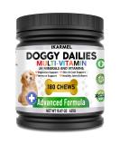 Doggy Dailies Vitamins & Supplements for Dogs | Skin & Coat, Probiotics, Joint Support | 24 Vitamins & Minerals | Puppy to Senior Multivitamin - 180 Count - Buy Online on SooperMarket.com