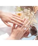 Danni & Toni Blushing Reflection Gel Nail Stickers - Salon-Quality Self-Adhesive Strips for Manicure - Metallic Pink Gradient Design - 28 Semi Cured Nail Wraps - Buy Online on SooperMarket.com