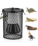 Reptile Heat Lamp with Guard 100W Ceramic Heating Lamp with Anti Hot Bracket Cage Lampshade Holder Heater Lighting Infrared Reptile Heat Bulb for Bearded Dragon Lizard Tortoise Snake Birds UK Plug - Buy Online on SooperMarket.com