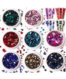 JERCLITY 8 Boxes Nail Rhinestones for Nails - Multi-Colored Gems for DIY Crafts & Jewelry - Buy Online on SooperMarket.com