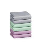 Nanoscale Microfiber Cleaning Cloth Set - 6 Pack for Streak-Free Glass, Mirror, Stainless Steel, and more - Buy Online on SooperMarket.com