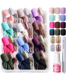 Teenitor 360Pcs Matte Acrylic Short Square Fake Nails - Glitter Press-On Manicure - Buy Online on SooperMarket.com