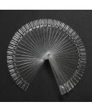TRIXES Fan with 50 Nail Art Sticks | Fingernail Display for Practice & Showcase - Nail Tips for Artists - Buy Online on SooperMarket.com