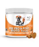NutriPaw Pre Pro & Postbiotic Digestive Treats For Dogs - Gut Health Sensitive Tums Anal Glands Scooting Loose Stools Smelly Itchy Ears Enzymes Great for all dogs Single Pack - Buy Online on SooperMarket.com