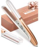 Buy Lily England 2 in 1 Hair Smoothing & Curling Iron - Rose Gold Adjustable Temperature Ceramic Coating - International Shipping Available - Buy Online on SooperMarket.com