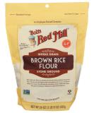 Bob's Red Mill Gluten Free Brown Rice Flour, 24 Oz 1.5 Pound (Pack of 1) Resealable - Buy Online on SooperMarket.com