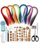 JUYA Paper Quilling Kits with 30 Colors 600 Strips and 8 Tools (Paper Width:3mm  Blue Tools) Blue Tools Paper Width:3mm - Buy Online on SooperMarket.com