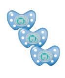Dentistar Silikon Night Schnuller in the 3 Set - Size 3 Baby Schnuller from 14 months - Nucky lights in the dark - Luminous snuller with dental level - Made in Germany - Lion - Buy Online on SooperMarket.com