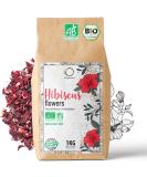 ORIGEENS HIBISCUS TEA Organic 1kg | Hibiscus Flower for Infusions Iced Tea Karkade | Dried Hibiscus Flowers Draining Detox Treatment 1 l (Pack of 1) - Buy Online on SooperMarket.com