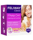 FELIWAY Classic 30 day starter kit. Diffuser and Refill. Comforts cats and helps solve helps solve behavioural issues and stress/anxiety in the home - 48ml White - Buy Online on SooperMarket.com
