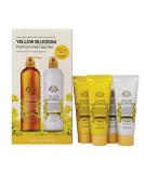 Daeng Gi Meo Ri Hair Care Set - Yellow Blossom Shampoo 500ml + Samples | Anti-Frizz Paraben Free Colza Scent - International Shipping Available - Buy Online on SooperMarket.com