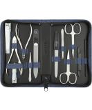 Marqus Solingen Manicure Set - 12-Piece Party Pedicure Set in Synthetic Leather Case | Complete Hand & Foot Care Kit - Buy Online on SooperMarket.com