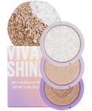 KAJA Viva Shine BENTO | Multi-Highlighter Trio | Glitter for Face & Body | Vegan & Cruelty-Free - 18 Viva Shine - Buy Online on SooperMarket.com
