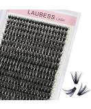 LAUBESS Individual Eyelash Clusters 300 Pcs | False Lashes Extension Kit | 50D-0.07C Mix 8-15mm - Buy Online on SooperMarket.com