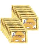 24K Gold Eye Mask Jiasoval 16 Pairs Under Eye Patches Skin Treatment Mask Crystal Collagen Under Eye Mask for Reducing Dark Circles Moisturizing Puffiness and Eye Bags Anti-Wrinkle Hydrating - Buy Online on SooperMarket.com