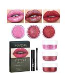 FREEORR Glitter Lip Kit - Long Lasting & Waterproof Metallic Lip Powder Set - Buy Online on SooperMarket.com