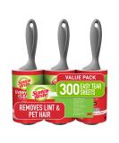 Scotch-Brite Lint Roller, Works Great on Pet Hair, Clothing, Furniture and More, 3 Rollers, 100 Sheets Per Roller (300 Sheets Total) - Buy Online on SooperMarket.com