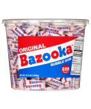 Bazooka Bubble Gum 225 Count Individually Wrapped Pink Chewing Gum in Original Flavor - Bulk Bubble Gum Tub - Fun Old Fashioned Candy for Halloween Parties and Trick or Treaters Original 225 Count (Pack of 1) - Buy Online on SooperMarket.com
