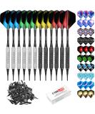 16g CyeeLife Soft Tip Darts Set with 42 Flights and 100 Plastic Points - Buy Online on SooperMarket.com