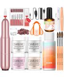 Saviland Acrylic Nail Kit with Drill - Beginner's 0.52oz Pink/Clear/White/Nudes Set for DIY Acrylic Nails at Home - Buy Online on SooperMarket.com