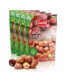 Galil Organic Roasted Chestnuts Pack of 4 - Shelled & Ready to Eat - Gluten Free Vegan Snacks - Non-GMO Kosher - Ideal for Baking, Cooking, and Turkey Stuffing - 3.5oz Bags - Buy Online on SooperMarket.com