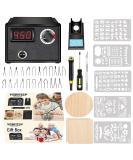 Wood Burning Kit for Beginners & Kids | Pyrography Tool with Wood Burning Tips | 110-127V Voltage | Single Pen Design - Buy Online on SooperMarket.com