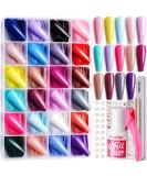 Teenitor Long Coffin Press On Nails Full Cover Color Coffin Nail Tips, 576pcs Coffin Fake Nails Long Press On Coffin Nails Long Ballerina False Nails, 24 Colors Glue On Nails Long Coffin, Acrylic Nail Clipper, Nail Art Stickers for DIY Fake Nails 24 Color - Buy Online on SooperMarket.com