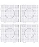 BANCHELLE Fuse Beads Boards 5mm PegBoards Plastic Kits Large Square Clear, 4 Pieces - Buy Online on SooperMarket.com